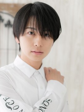 モッズヘアメン 札幌月寒店(mod's hair men) 長めバングがレトロsexyなアッシュオリーブショートl札幌月寒