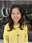 《福岡天神》前髪ヘアアレンジ