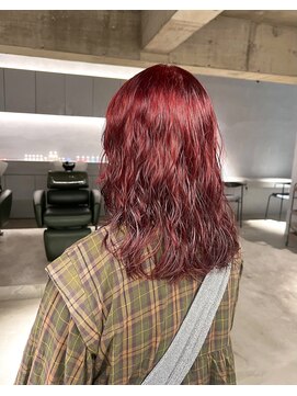 リール(rire) 赤髪perm