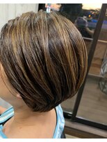 ヘア バース ラヴィエール(Hair BIRTH Laviere) オシャレ前下がりボブ