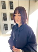 ローズブラウンと顔まわりレイヤー【大分/ケセラ】