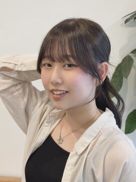 ビューエヒメ(VIEW EHIME) 顔まわり/レイヤーカット/韓国/ロングヘア/ベージュ