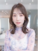 ケアリー 千葉ニュータウン中央(Carelly) デザインカラー/レイヤーカット/ウェットヘア/オリーブベージュ