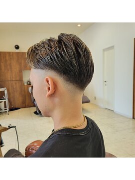 ピスヘアー(PITH HAIR) 七三ローフェード×メッシュ