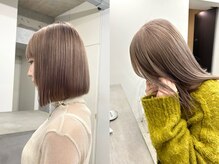 "LMのナチュラルカラー"【新潟万代/ダブルカラー/U24/カラー/ケアブリーチ/バイカルテトリートメント】