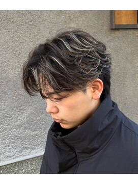 スイ(suiw) フェザーパーマハイライト【suiw】昭和町/天王寺/阿倍野