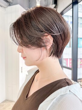 シオン(shion) 似合わせカットマロンベージュメルティカラー_ba470291