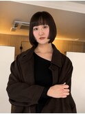#ぱつっとボブ#姫カット/岸本 理希