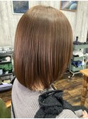 メテオカラー×艶ボブ
