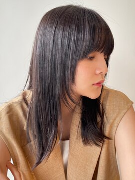 ガーデン 銀座(GARDEN) ブルーブラック 美髪 イメチェン 艶髪 伸ばしかけヘア