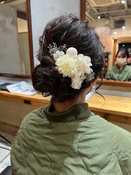 ポルム パプリカ(polum paprika) 丸みふんわりボリュームアップ結婚式お呼ばれヘア二次会ドレス