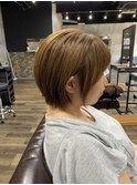 ショート/ボブ/ハイライト/ショートカット/ショートボブ/ウルフ
