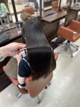 ウィーブ 成田店(Weve) ミディアムヘア/暗めカラー/グランマッシュ/成田/縮毛矯正