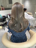 ロンドルピナス 小倉(Lond Lupinus)&nbsp;ミディアムヘア暗めカラー/デザインカラー/フェイスフレーミング