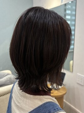 ミューシグ(mysig) ココアブラウン×ウルフボブ