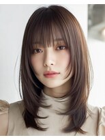 hum 立川【ハム】髪質改善・酸性ストレート・縮毛矯正 ココアベージュ/オリーブグレー/小顔/黒髪[立川/髪質改善]