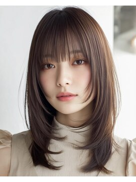 hum 立川【ハム】髪質改善・酸性ストレート・縮毛矯正 ココアベージュ/オリーブグレー/小顔/黒髪[立川/髪質改善]