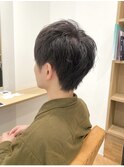 耳周りスッキリ、メンズショート