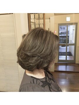 スパイスシー(spice_c) 白髪活かしハイライト