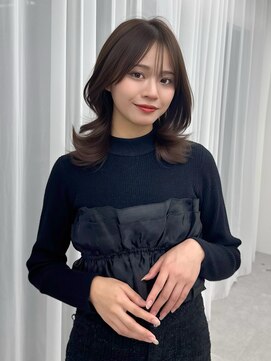 アマトウキョウスマートサロン(AMA TOKYO×Smart Salon) くびれレイヤー/顔まわりカット/レイヤーカット/小顔ヘア