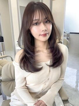 ノエラ(NOELA) 韓国レイヤー/韓国風/前髪/顔周り/髪質改善/レイヤーカット