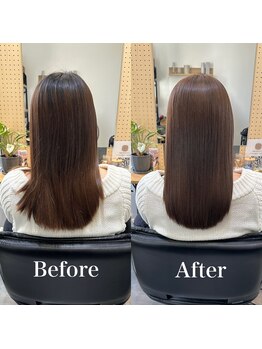 ウム(UMU)の写真/【口コミ最高評価多数】初めての髪質改善でも効果◎潤い補給・髪の内側から補修し、髪本来の美しさを。