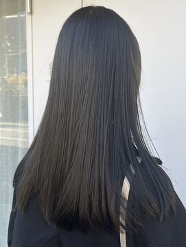 シベルバレー 横浜(sibell) ロングレイヤーカット顔周りレイヤーウルフハッシュカット韓国