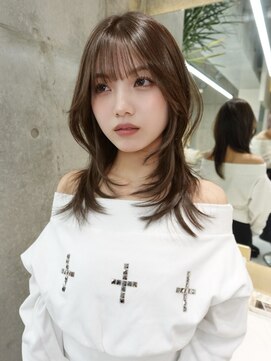 ロンドメリア 天神大名店(Lond Melia) 黒髪カタログ/オリーブグレー/ココアベージュ/に見せるヘア