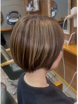 ヘアーサロン アトリエ(Hair salon ATORIE)&nbsp;レイヤーボブハイライトカラー