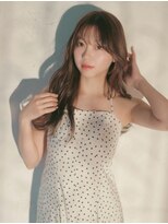 ベレッタ 枚方店(veretta.)&nbsp;ニュアンスウェーブ/うざバング/ダークブラウン/夏ヘア/大人女子