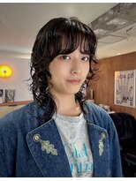 束 ウルフレイヤーパーマ