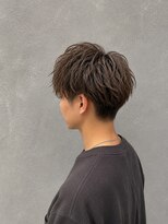 ラベルム バイ エーケー メンズ(La Belleme by AK for Men)&nbsp;ブラウンマッシュ×シャドウパーマ