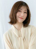 ドクターズ サロン ラブ(Dr's Salon LAB)&nbsp;ツヤ髪グレージュ大人可愛い外ハネミディアムg古河20代30代40代