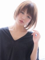 アリエッタ(aRietta)&nbsp;[aRietta]ハニーヘア小顔斜めバングマーメイドアッシュボブ .