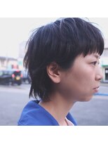 ツイギー 宮西店(TWiGGY)&nbsp;ダークアッシュとウルフカット