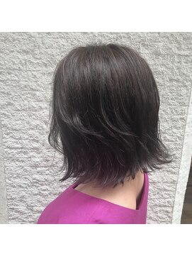 フラップ(FLAP) 【FLAP】切りっぱなしボブ☆グレーアッシュ☆