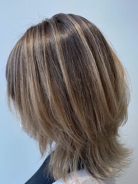 サロウィン 池袋(SALOWIN) ウルフカット×バレイヤージュ03