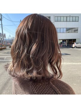 ラテ(latte) 極細ハイライトで作る透明感