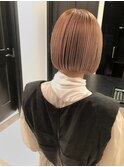 表参道sheta/中澤美緒 ハイライトカラー ピンクベージュ