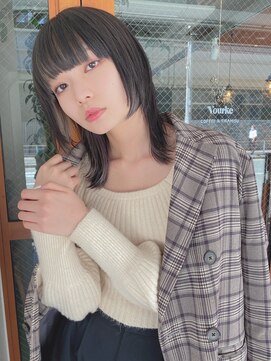 ルービック 京橋(Rubik's) ウルフヘア×インナーデザインカラー