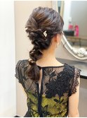 編みおろし　ヘアセット