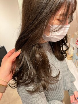 ナンバー エアロ 横浜(N° +aero) 大人かわいいエギョモリ ミルクティーブラウン ひし形シルエット