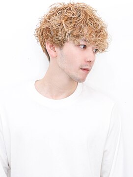 ルックグッドストア(LOOK GOOD STORE) 束感ツーブロックマッシュパーマウルフ波巻きスキンフェード141
