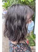 波巻きウェーブパーマ
