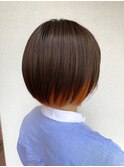 ショートカット&インナーカラー