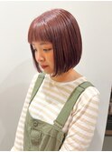 ブリーチで作るココアピンク
