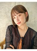 ぱつっとミニボブ