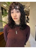 動きのあるレイヤーパーマ