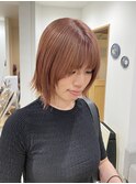 【立町メアリーバイメリー】☆ピンクベージュ×ケアブリーチ☆