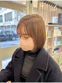 丸みぱつっとボブ「横浜/縮毛矯正/髪質改善」